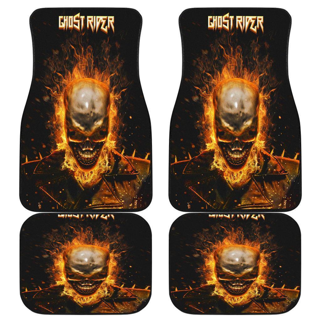 Ghost Rider Fire Demon Car Floor Mats