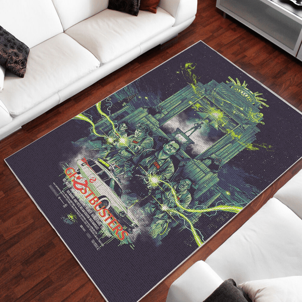 Ghostbusters Area Rug Home Decor Bedroom Living Room Decor