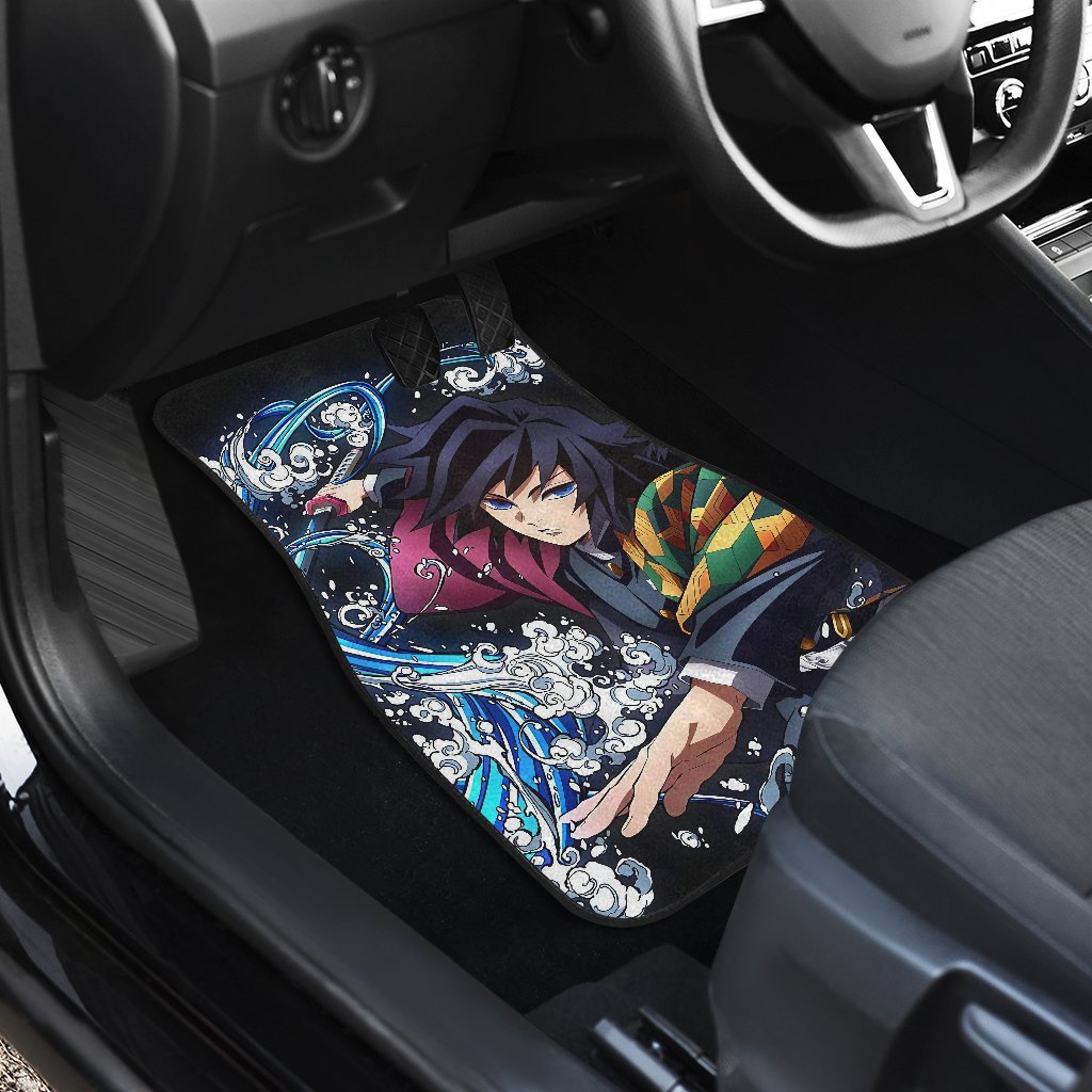 Giyu Tomioka Demon Slayer 2 Anime Car Floor Mats Custom Car Accessories Car Decor 2021