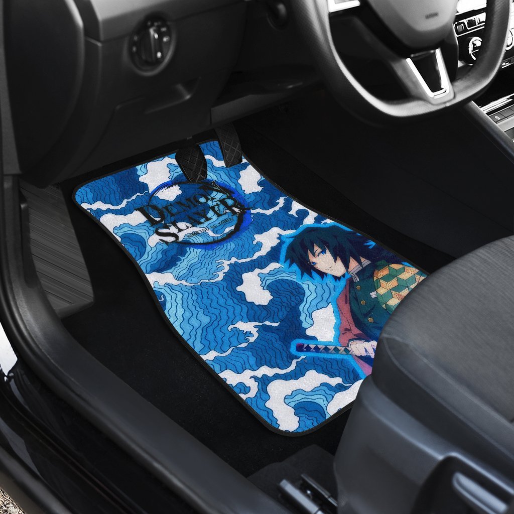 Giyu Tomioka Demon Slayer Anime Car Floor Mats Custom Car Accessories Car Decor 2021