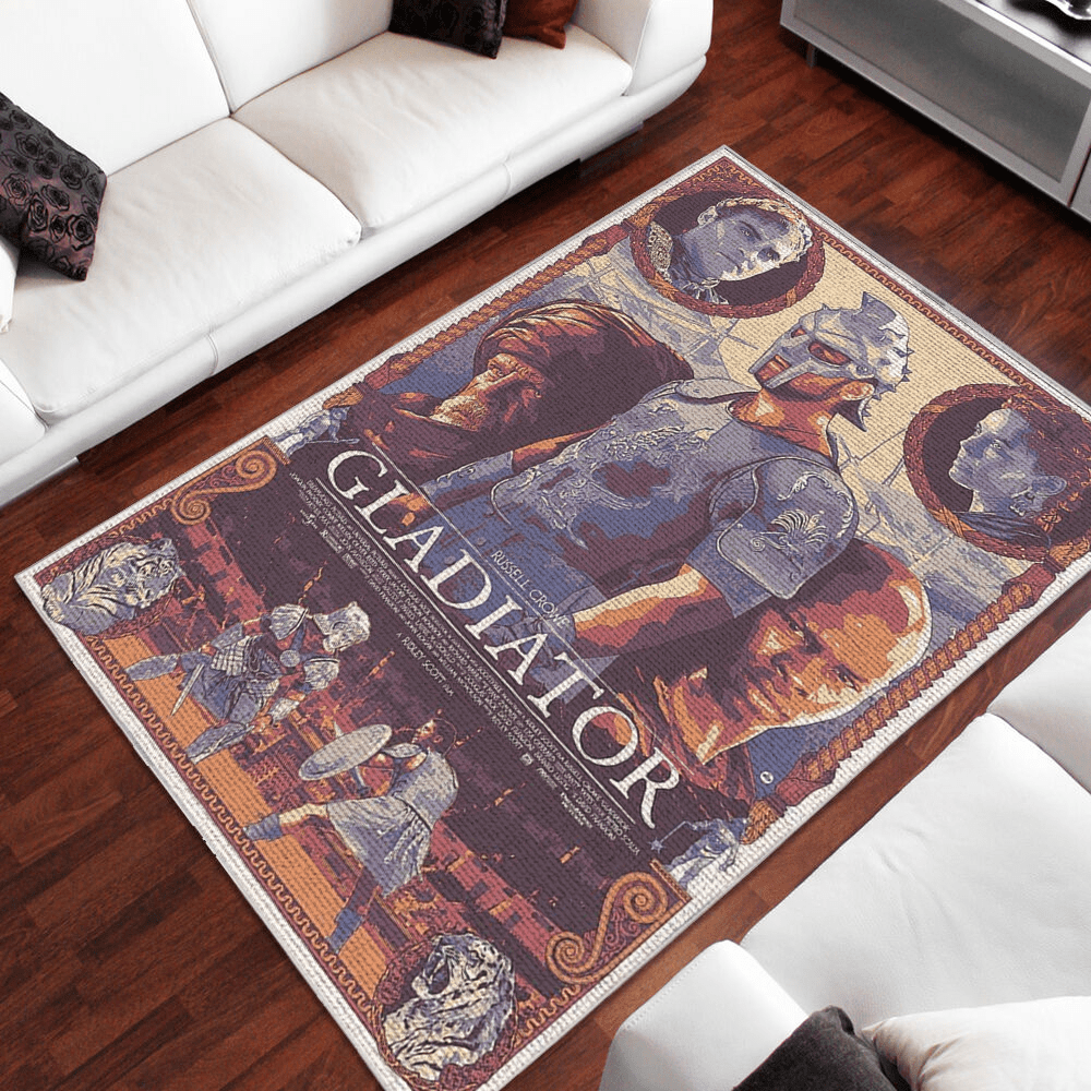 Gladiator Area Rug Home Decor Bedroom Living Room Decor