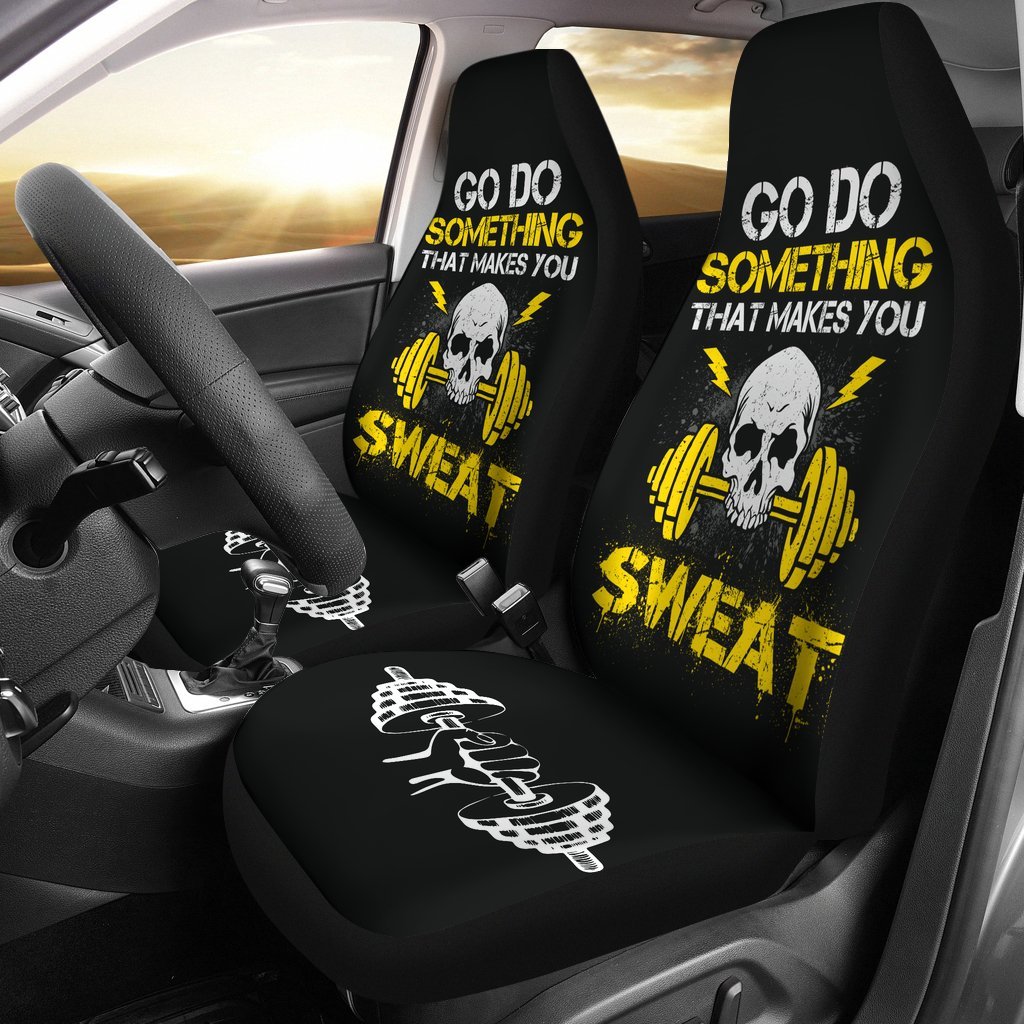 Go Do Something You Sweat Gym Car Seat Covers