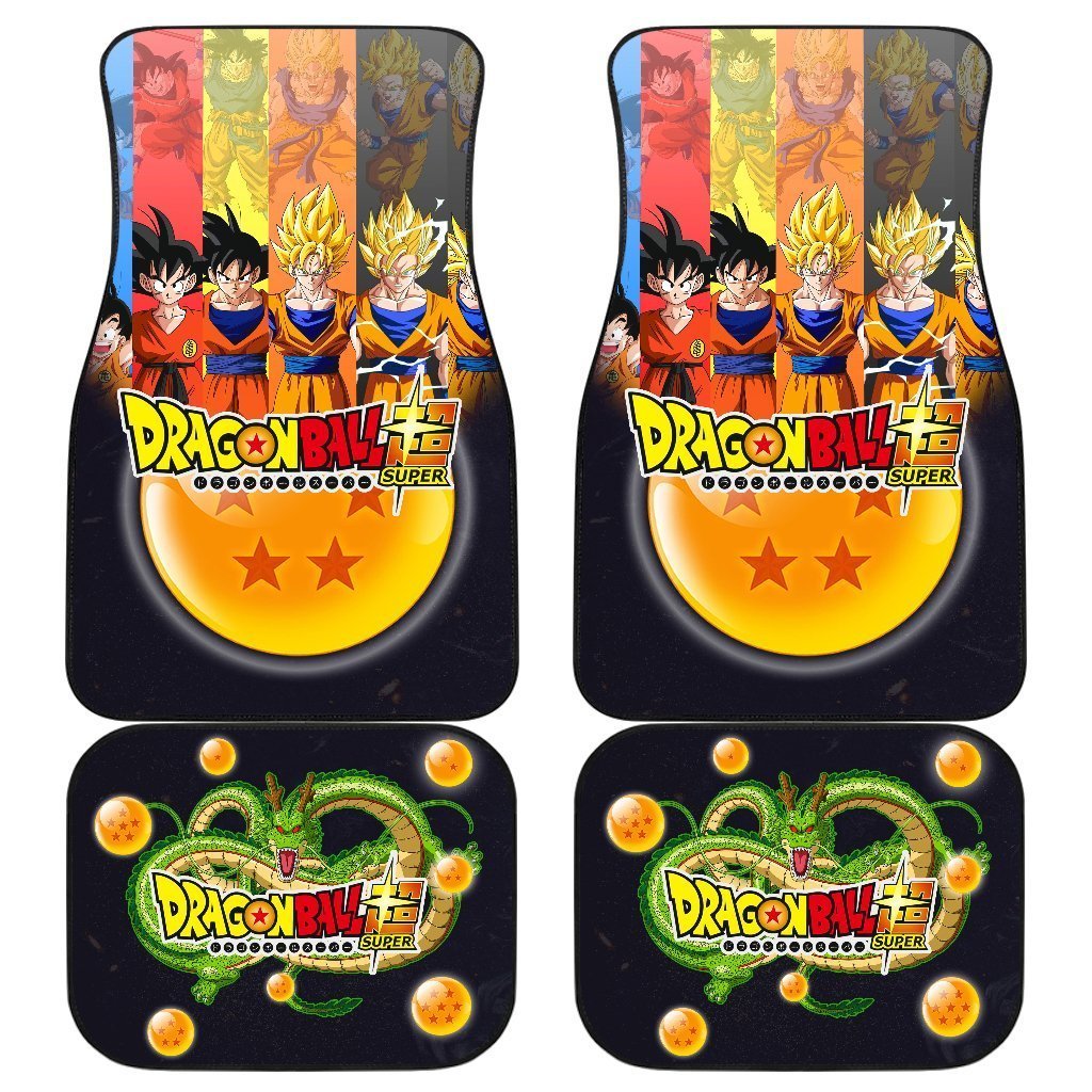 Goku All Forms Car Floor Mats