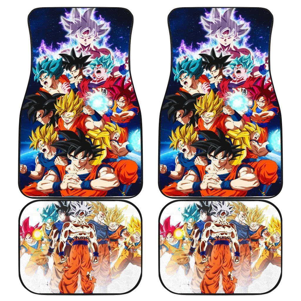 Goku All Transformations Dragon Ball Car Floor Mats