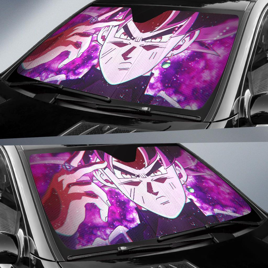 Goku Black Super Saiyan Rose 5K Car Sun Shade Gift Ideas 2022