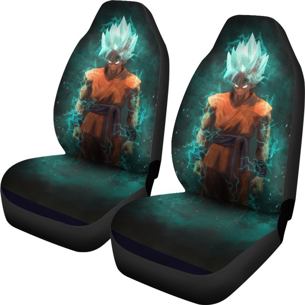 Goku Blue Car Seat Covers 4 Amazing Best Gift Idea