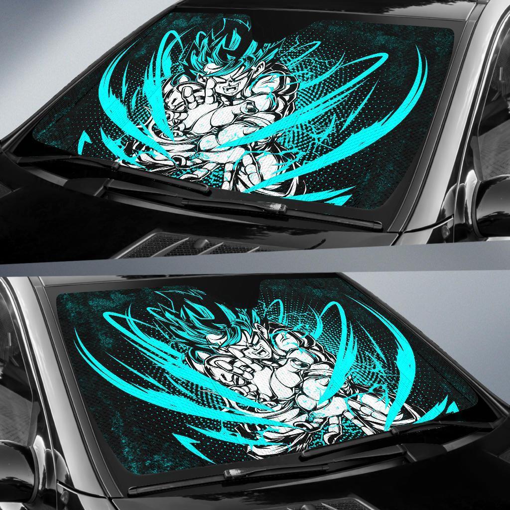 Goku Blue Kamehameha Car Sun Shades Amazing Best Gift Ideas 2022