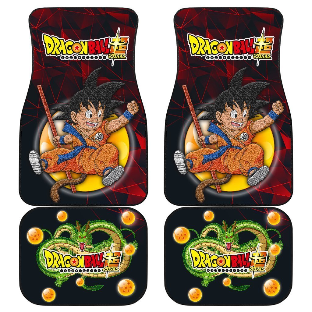 Goku Chico Anime Dragon Ball Car Floor Mats