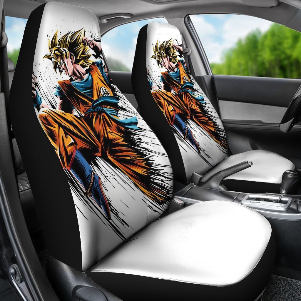 Goku Jump Dragon Ball Best Anime 2022 Seat Covers