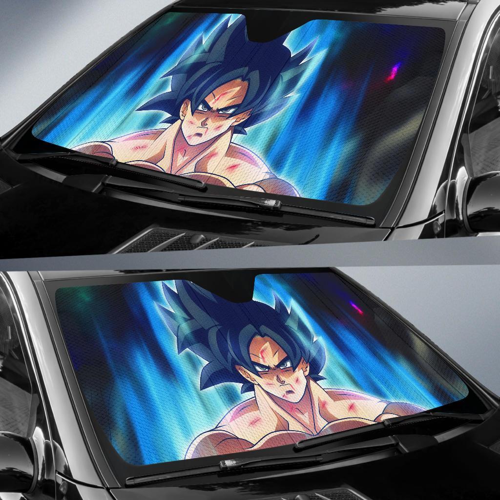 Goku Limit Breaker Dragon Ball Super 5K Car Sun Shade Gift Ideas 2022