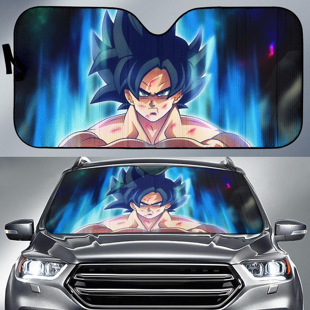 Goku Limit Breaker Dragon Ball Super 5K Car Sun Shade Gift Ideas 2022