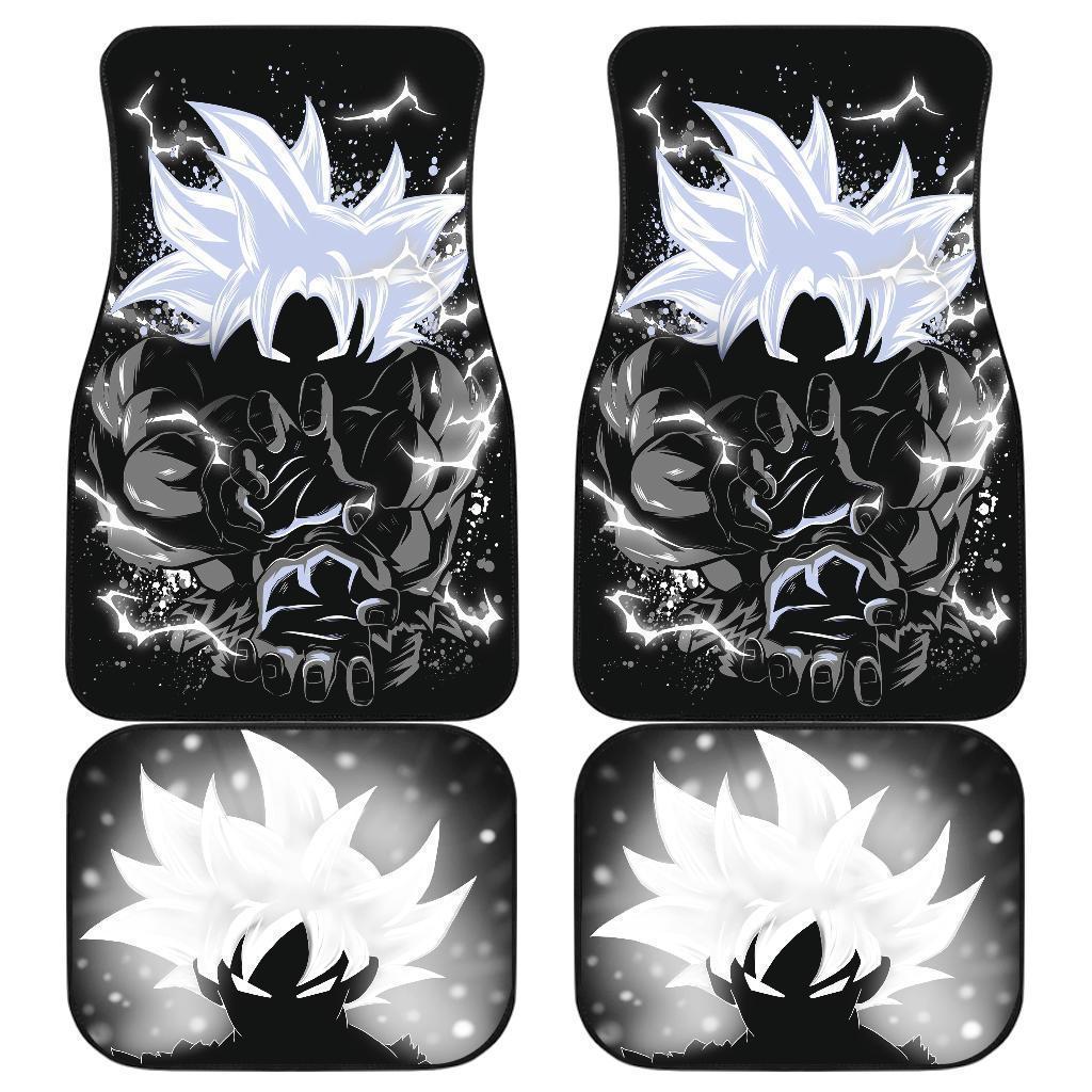 Goku Mui Black & White Car Floor Mats