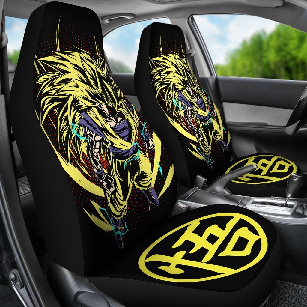 Goku Super Saiayn 3 Car Seat Covers Amazing Best Gift Idea