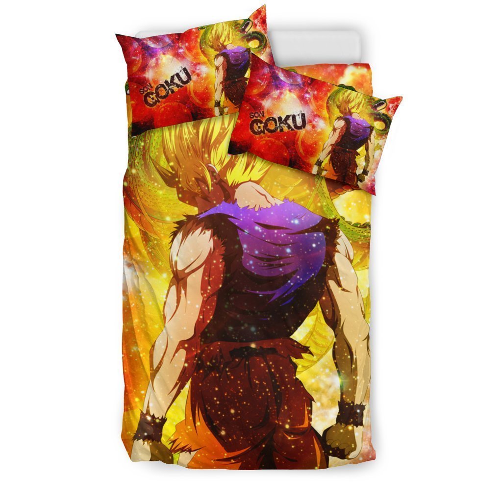 Goku Super Saiyan 2022 Bedding Set Duvet Cover And Pillowcase Set