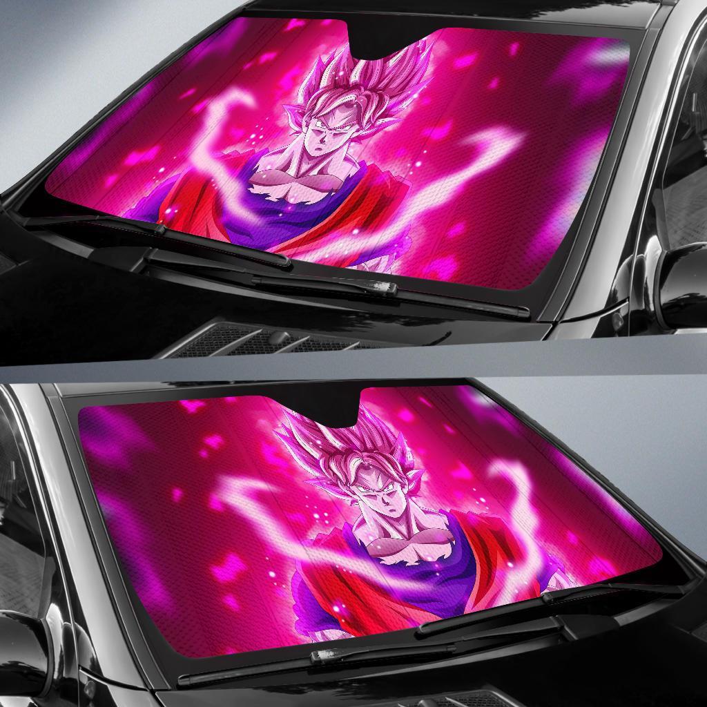 Goku Super Saiyan Blue Hd 5K Car Sun Shade Gift Ideas 2022