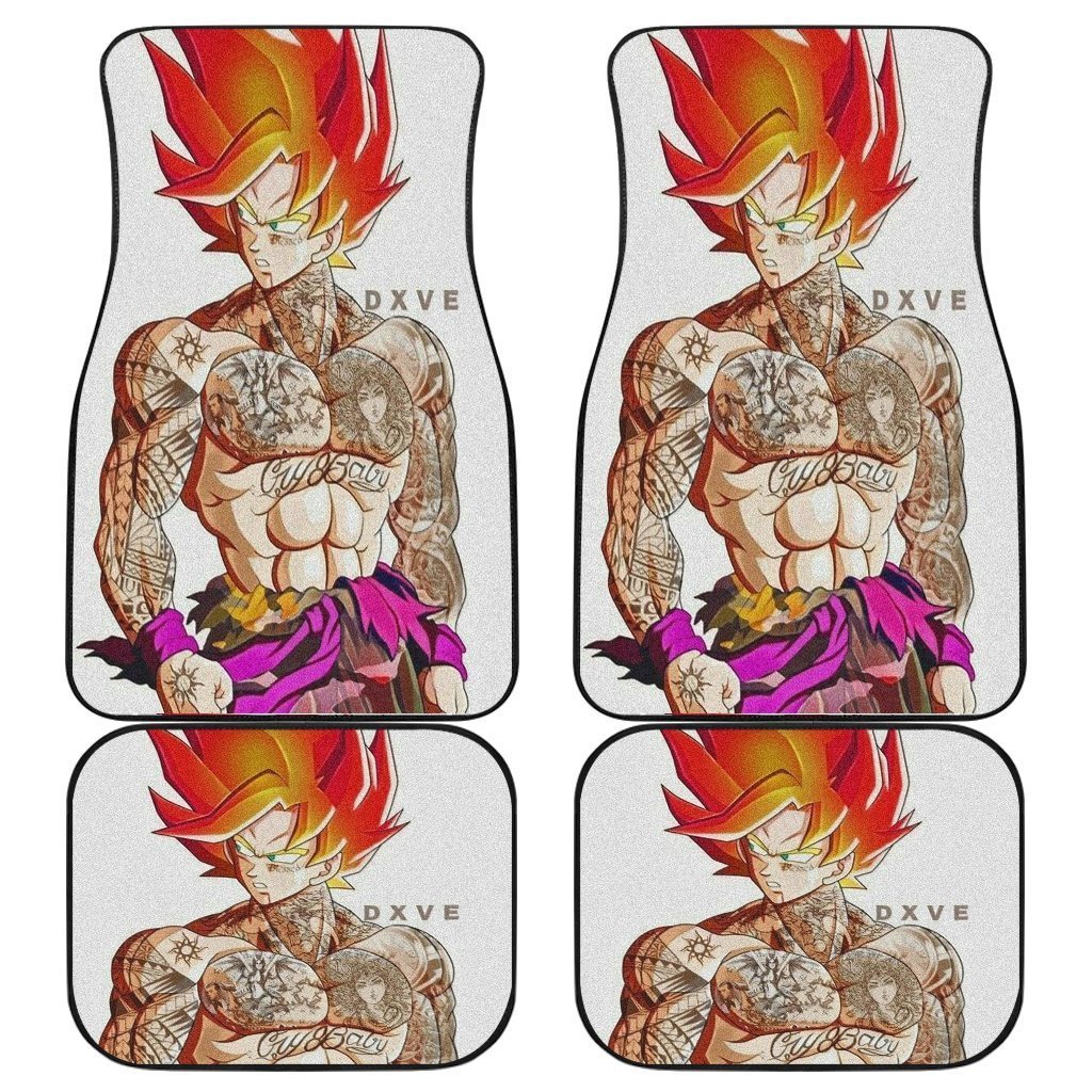 Goku Tatoo Handsome Man Car Floor Mats