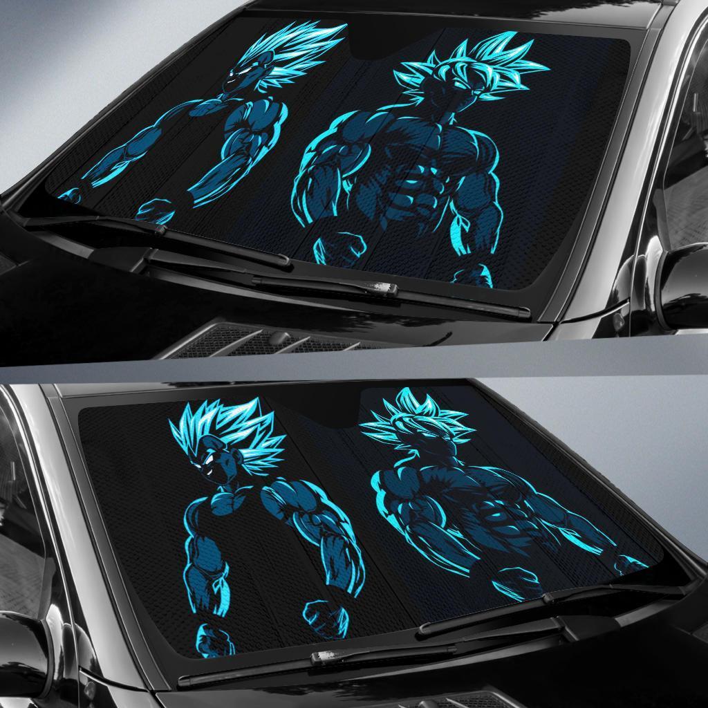 Goku Vegeta Blue 1 Auto Sun Shades Amazing Best Gift Ideas 2022