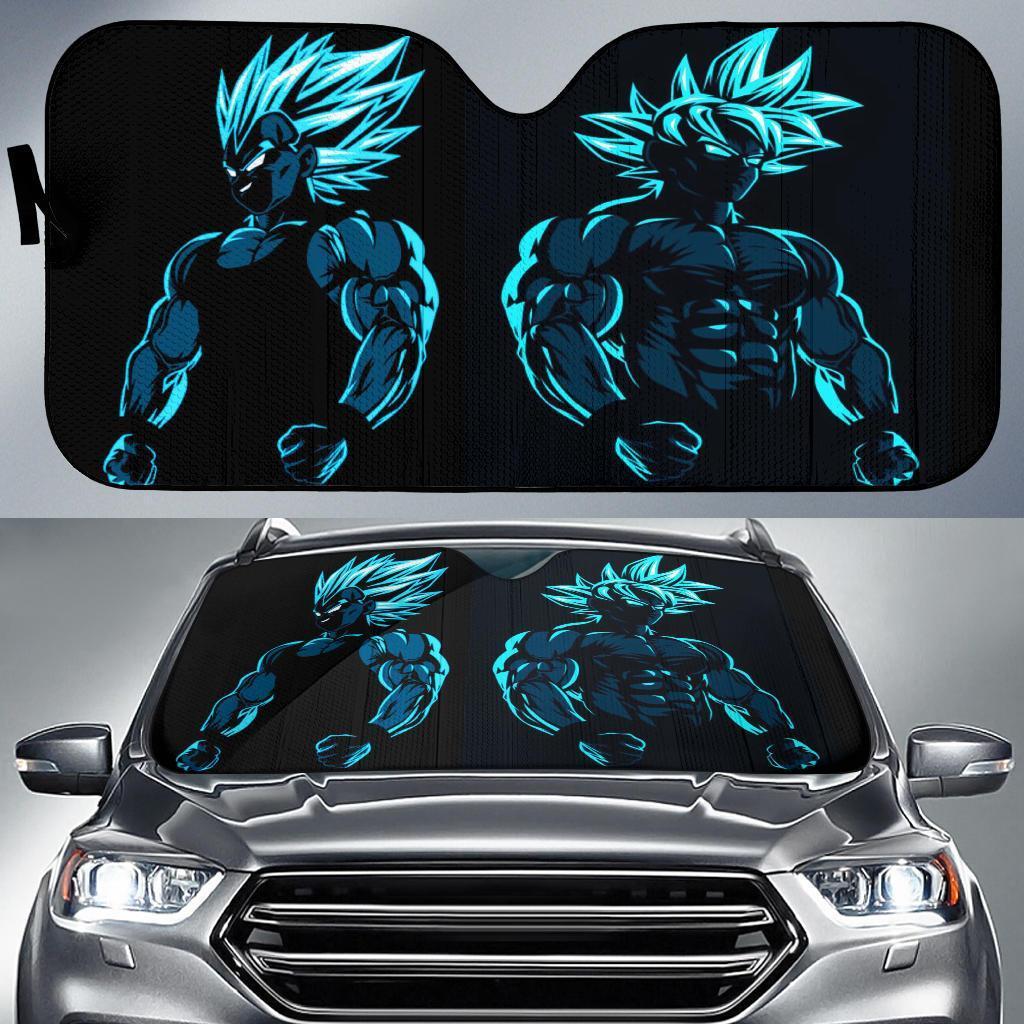 Goku Vegeta Blue 1 Auto Sun Shades Amazing Best Gift Ideas 2022