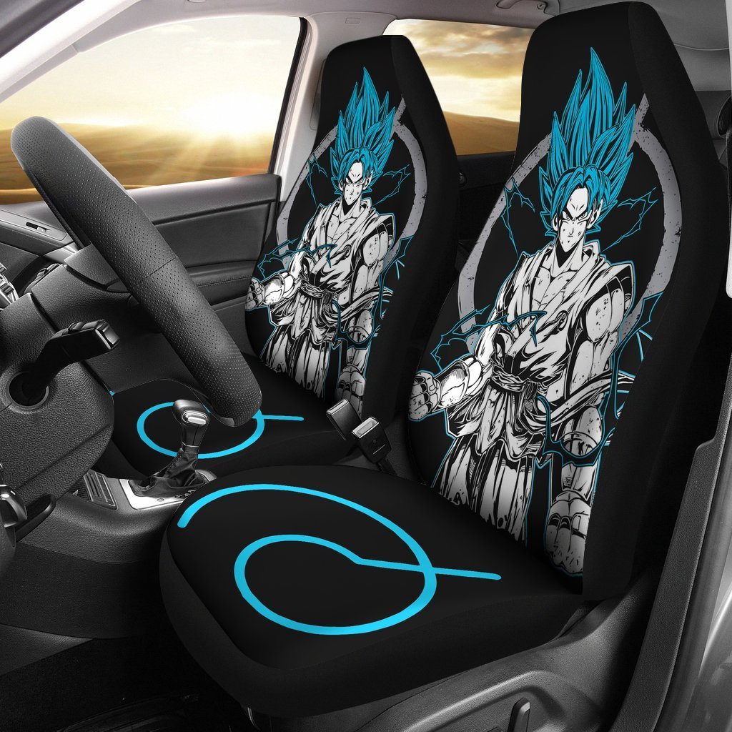 Goku Vegeta Blue Seat Covers