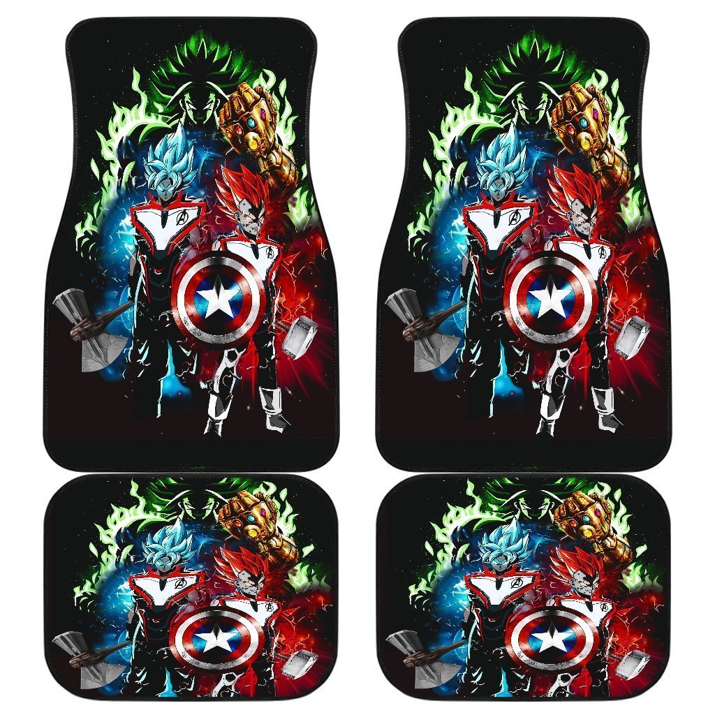 Goku Vegeta Broly Avengers Car Mat