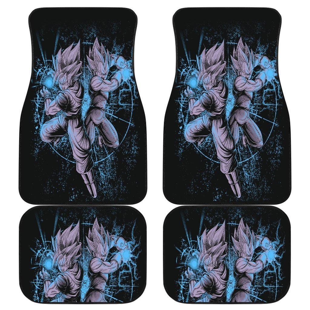 Goku Vegeta Kamehameha Final Flash Car Floor Mats