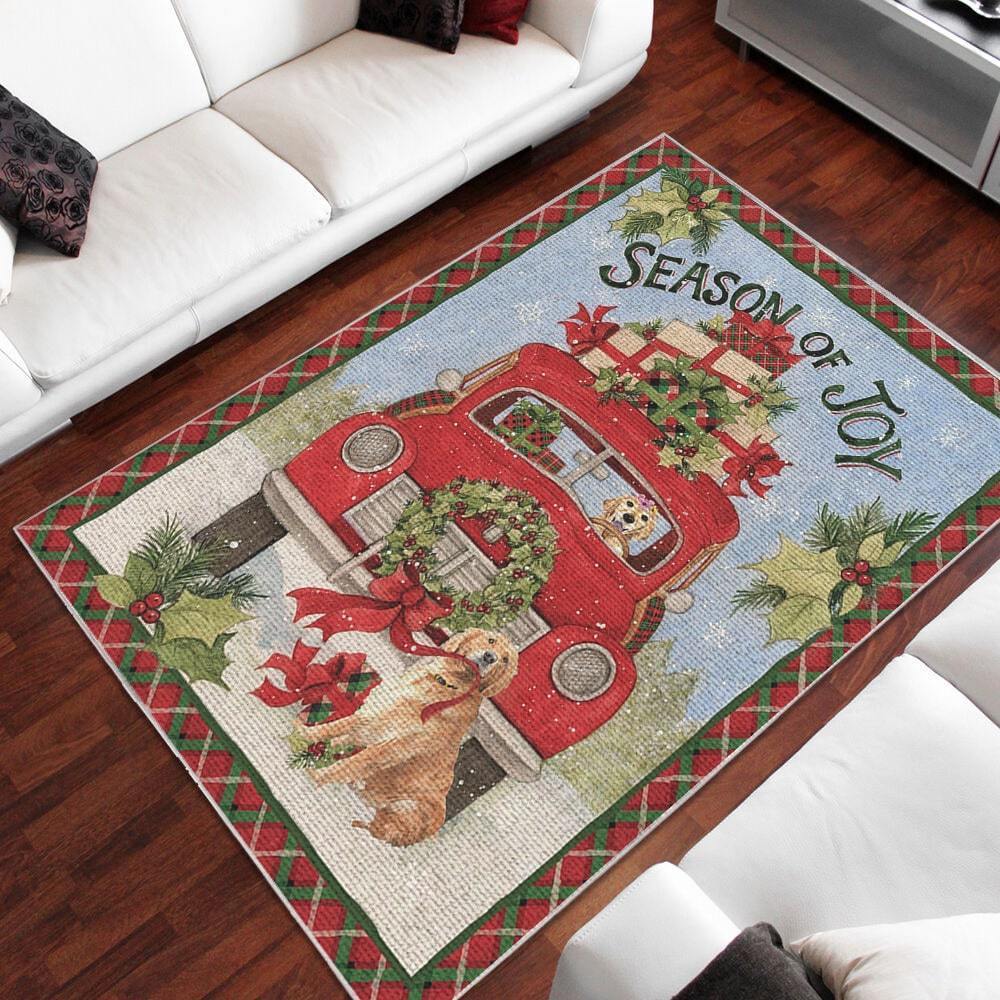 Golden Retriever Area Rug Home Decor Bedroom Living Room Decor