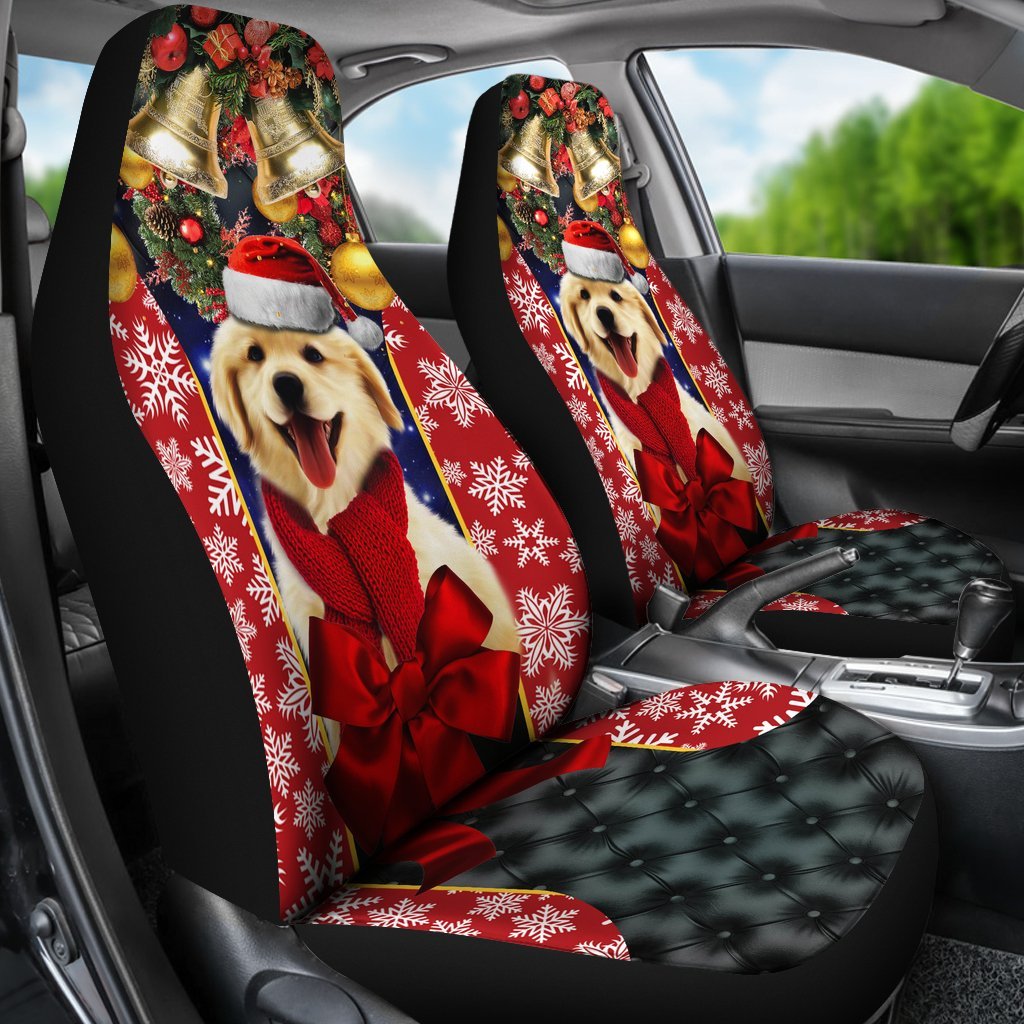 Golden Retriever Beagle Puppy Premium Custom Car Seat Covers Decor Protector