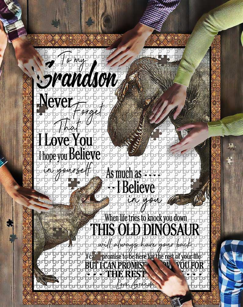 Grandma Dinosaur Dino Puzzle