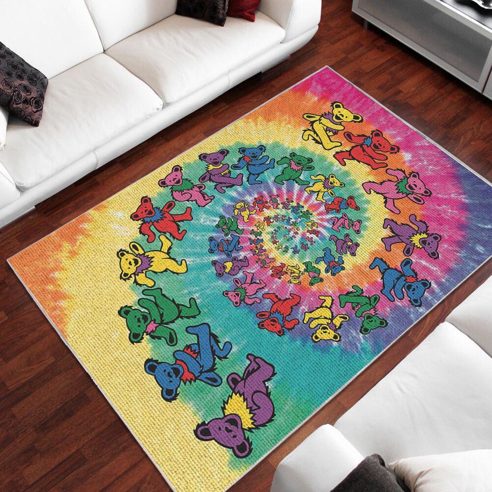 Grateful Dead Area Rug Home Decor Bedroom Living Room Decor