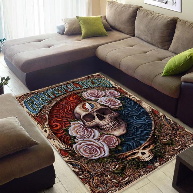 Grateful Dead Rug Home Decor Bedroom Living Room Decor