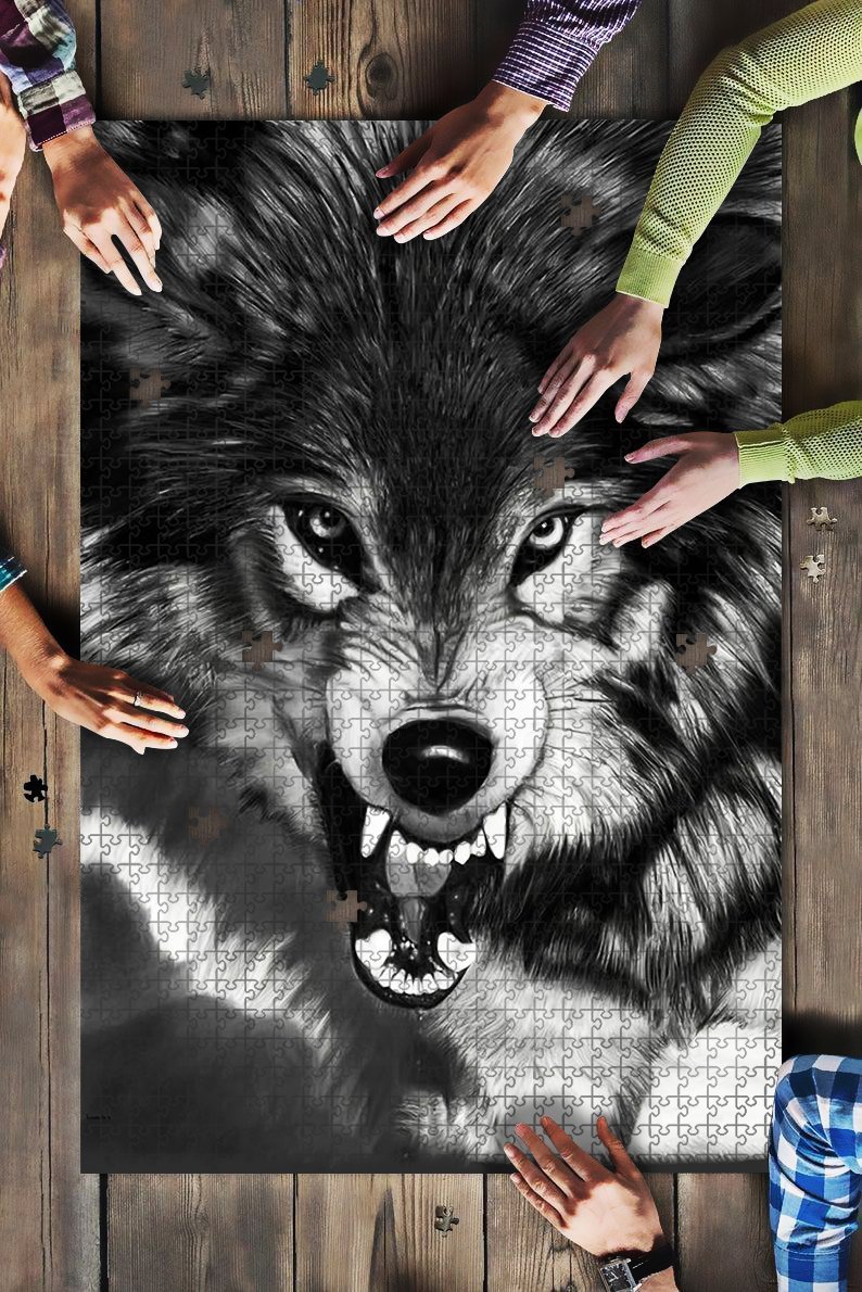 Gray-Wolf-Jigsaw Puzzle Kids Toys