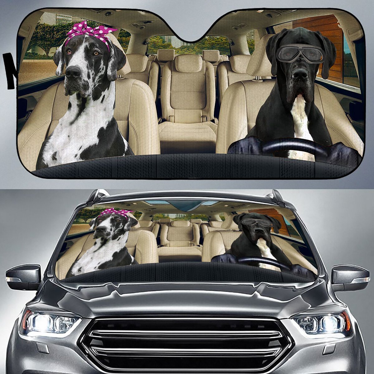 Great Dane Driver Auto Sun Shade Gift Ideas 2022