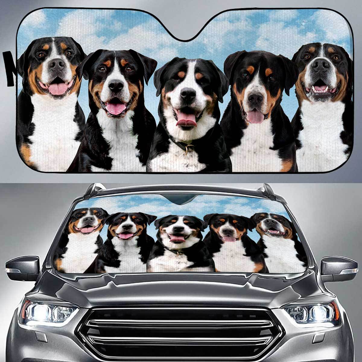 Greater Swiss Mountain Funny Team Auto Sun Shade Gift Ideas 2021