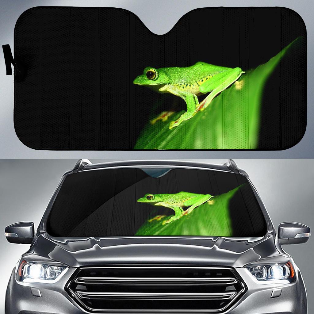 Green Frog Hd Car Sun Shade Gift Ideas 2021