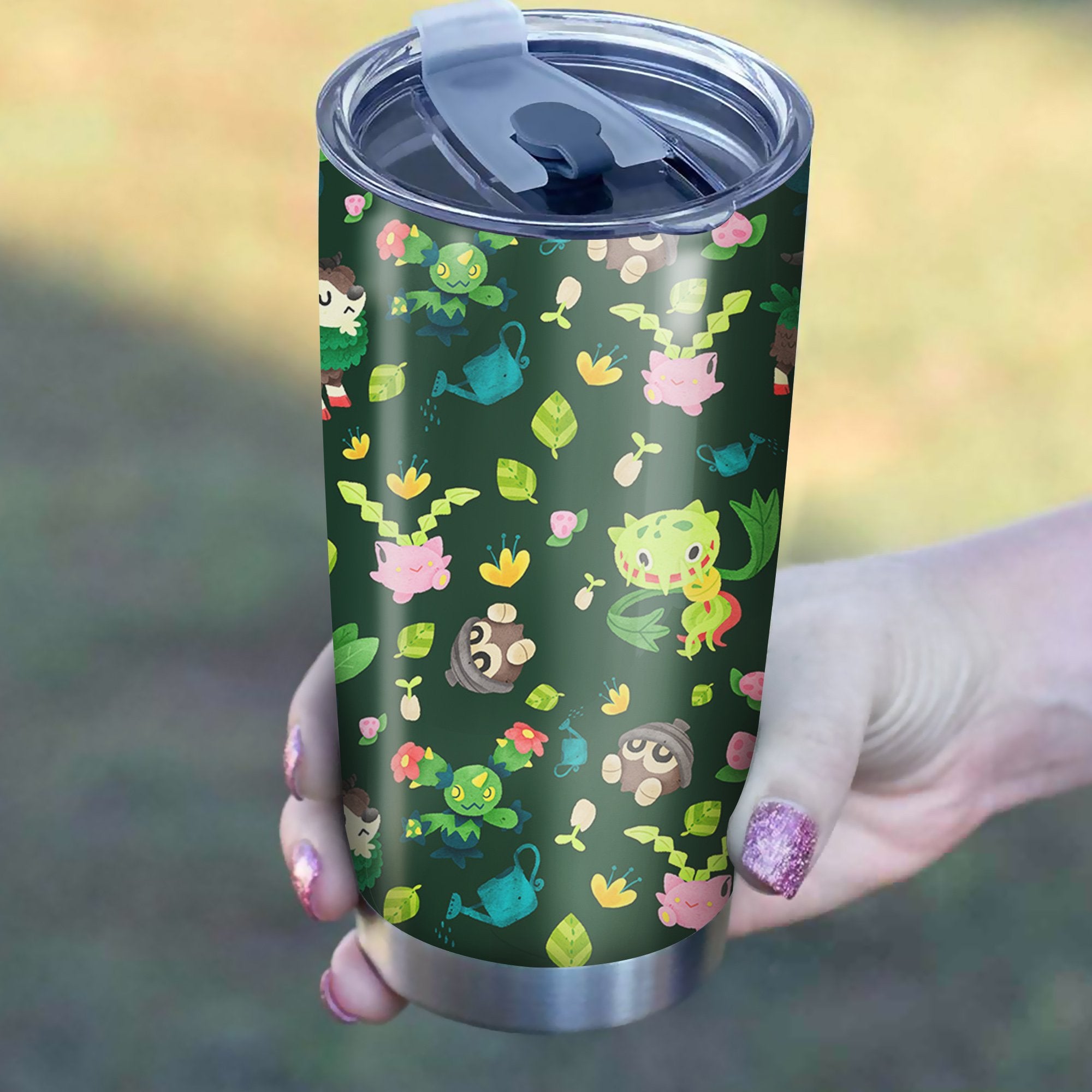 Green Plant Tumbler Best Perfect Gift Idea Stainless Traveling Mugs 2021