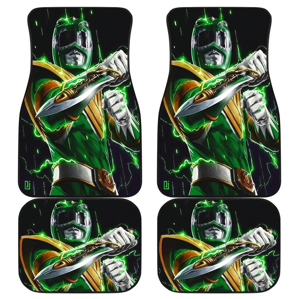 Green Ranger Power Transformin Black Theme Car Floor Mats