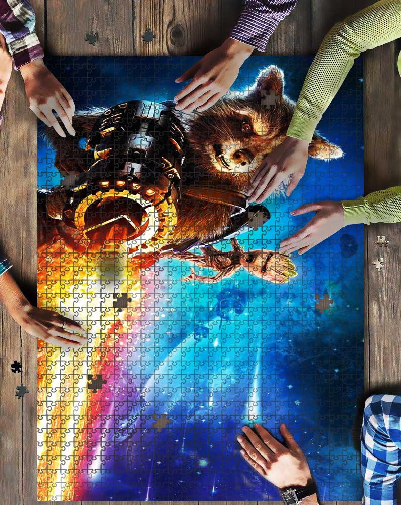 Groot Guardians Of The Galaxy Mock Jigsaw Puzzle