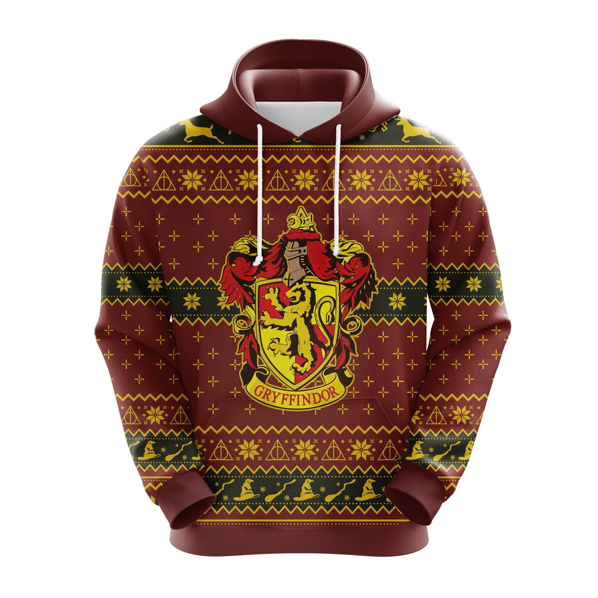 Gryffindor Crest Christmas Cute Noel Mc Ugly Hoodie Amazing Gift Idea Thanksgiving Gift