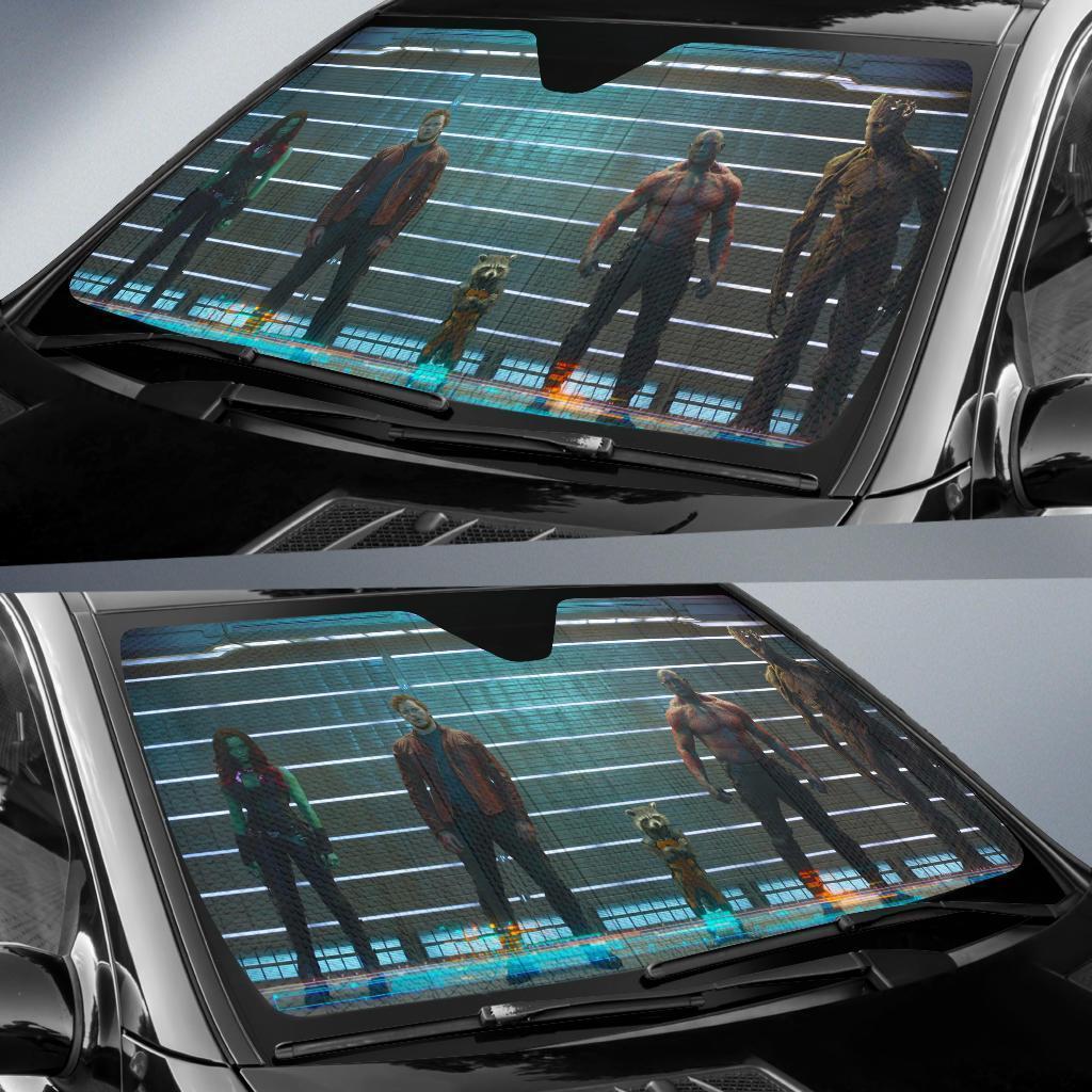 Guardians Of The Galaxy Auto Sun Shades 1 Amazing Best Gift Ideas 2022