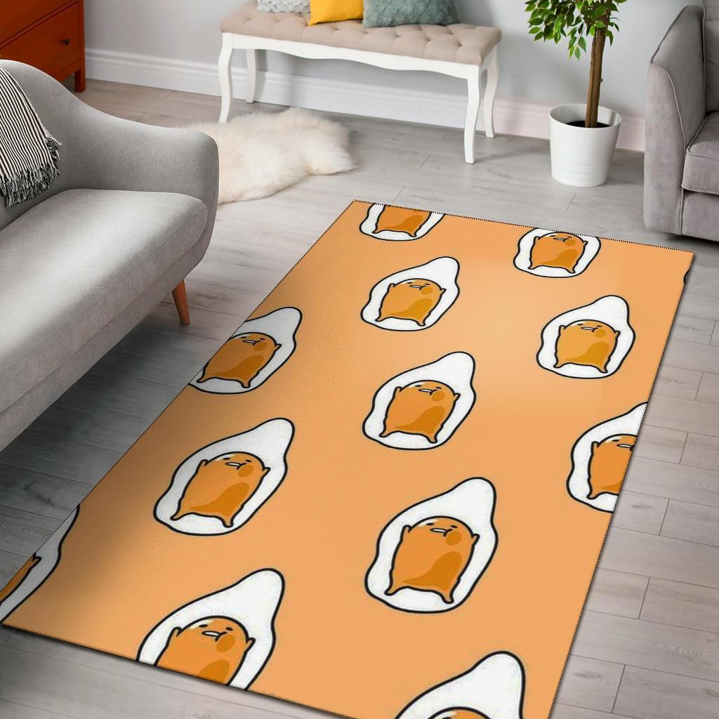 Gudetama Pattern Area Rug Carpet