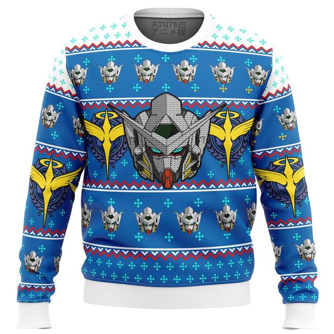 Gundam Helmet Premium Ugly Christmas Sweater Amazing Gift Idea Thanksgiving Gift