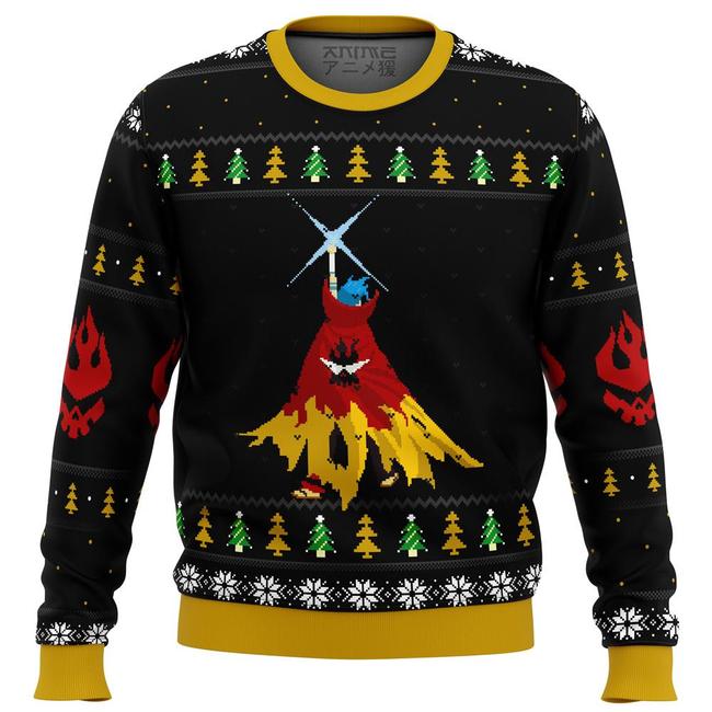 Gurren Lagann Kamina Premium Ugly Christmas Sweater Amazing Gift Idea Thanksgiving Gift