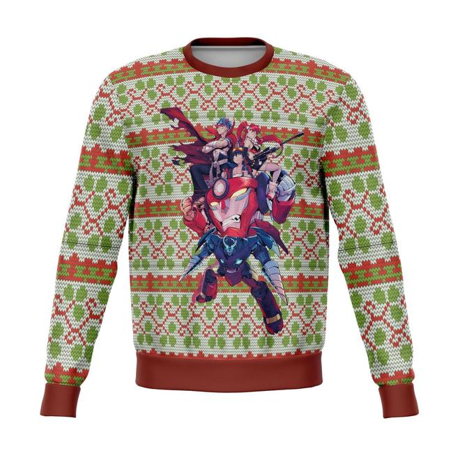 Gurren Lagann Premium Ugly Christmas Sweater Amazing Gift Idea Thanksgiving Gift