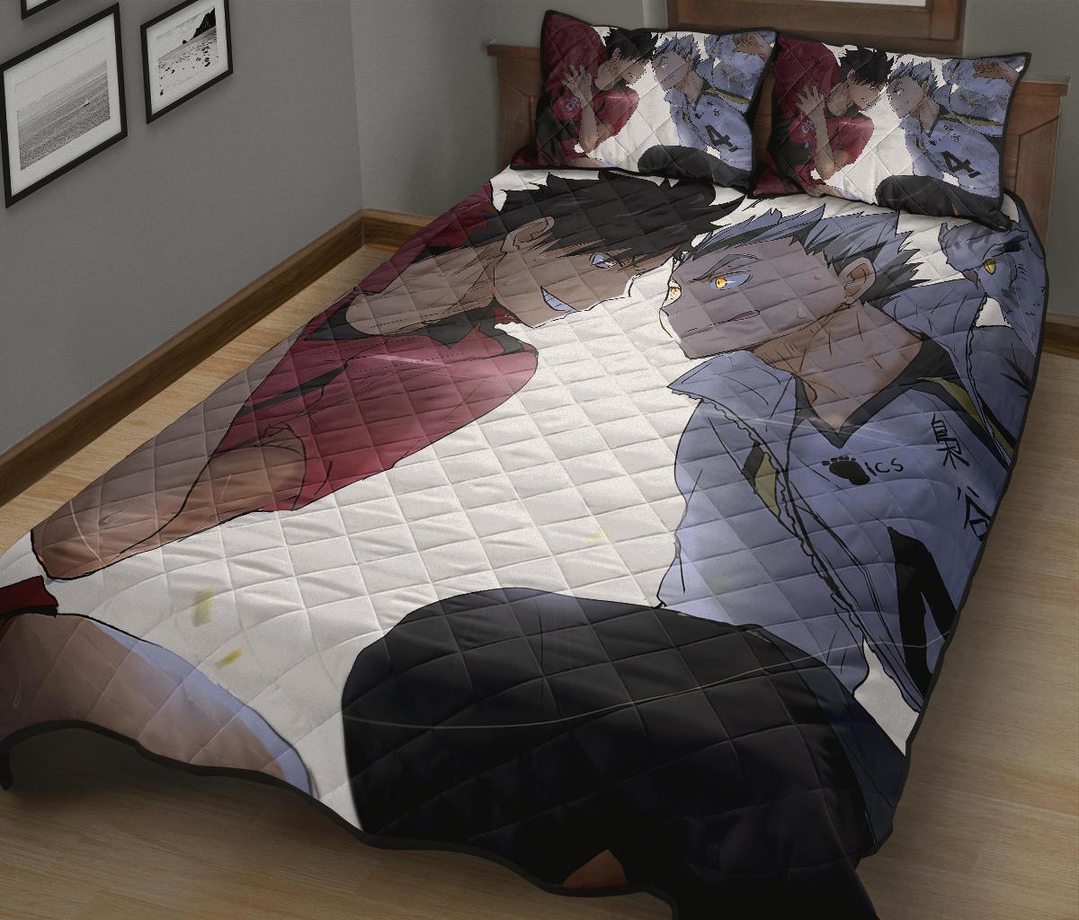 Haikyu!! Anime Quilt Bed Set Pillow Case Amazing Decor Gift Ideas