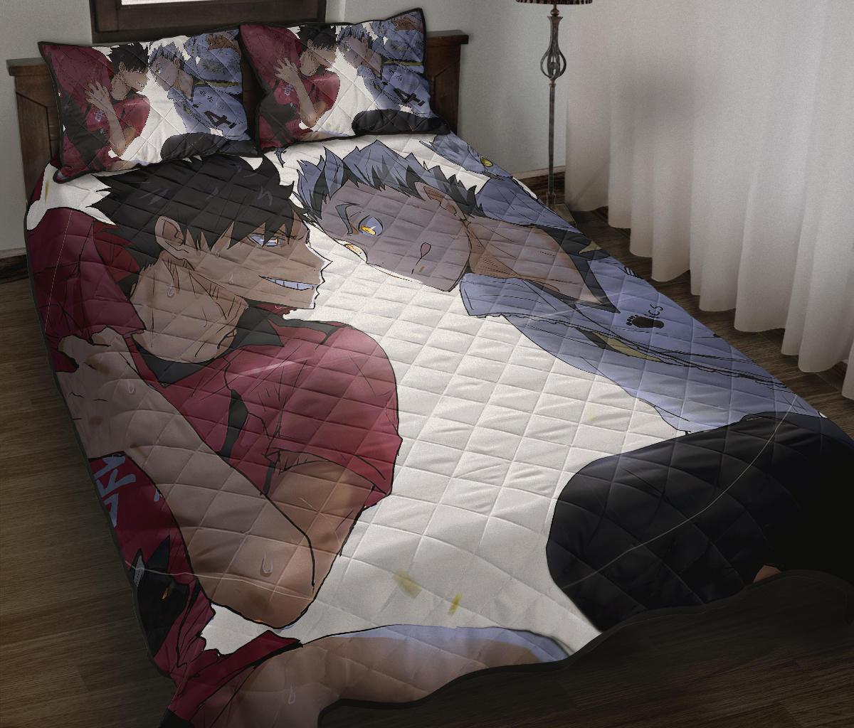 Haikyu!! Anime Quilt Bed Set Pillow Case Amazing Decor Gift Ideas