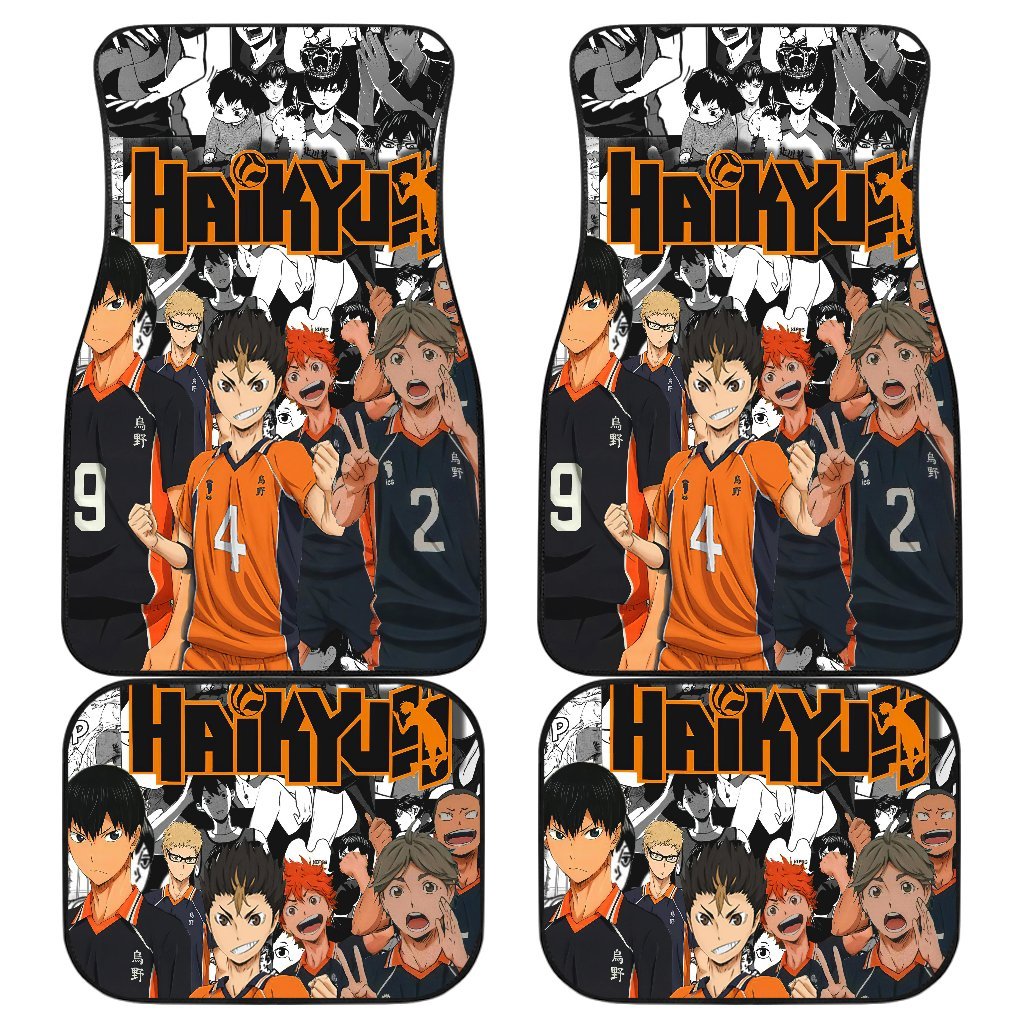 Haikyuu!! 3 Anime Car Floor Mats Custom Car Accessories Car Decor 2021