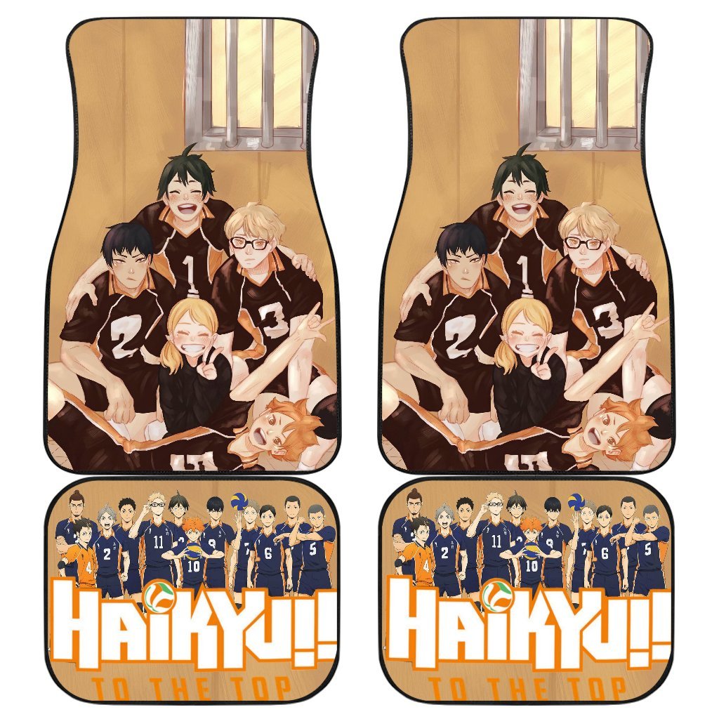 Haikyuu!! 5 Anime Car Floor Mats Custom Car Accessories Car Decor 2021