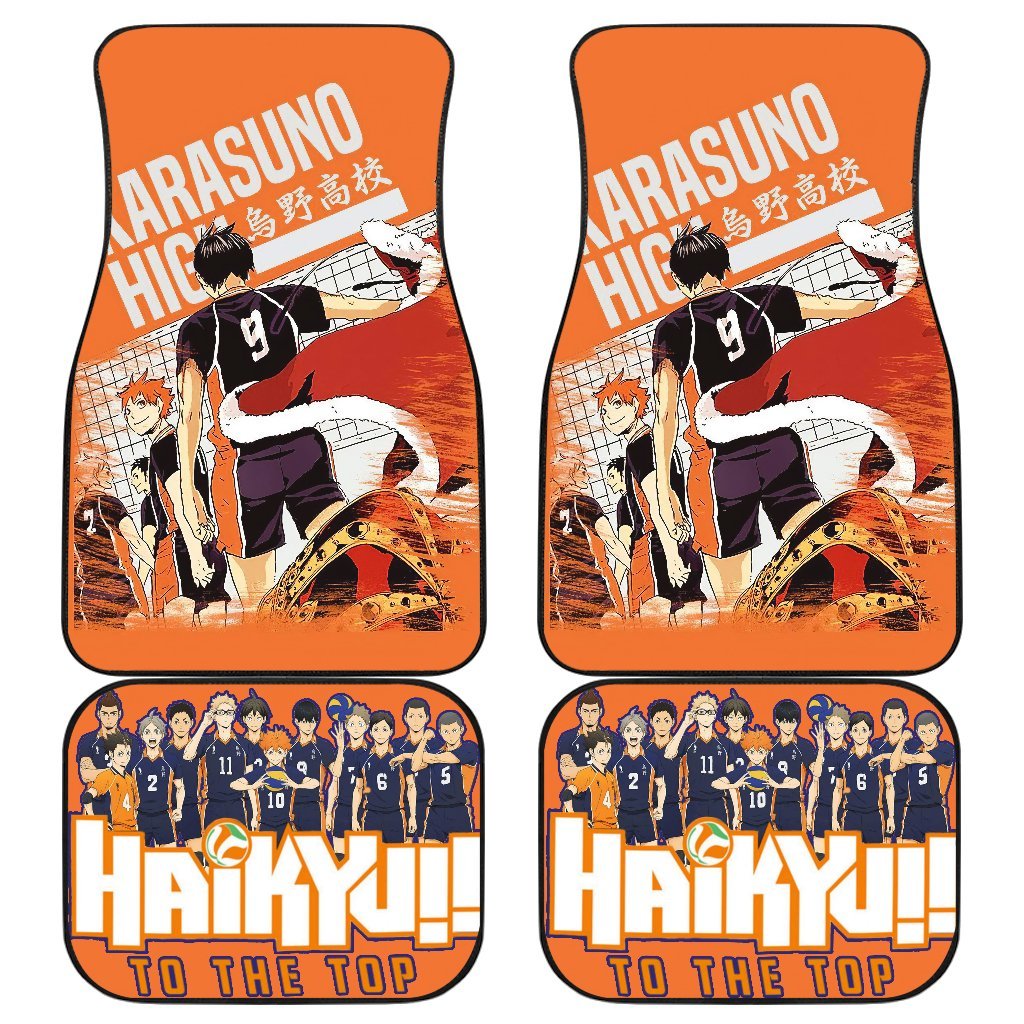 Haikyuu!! 6 Anime Car Floor Mats Custom Car Accessories Car Decor 2022