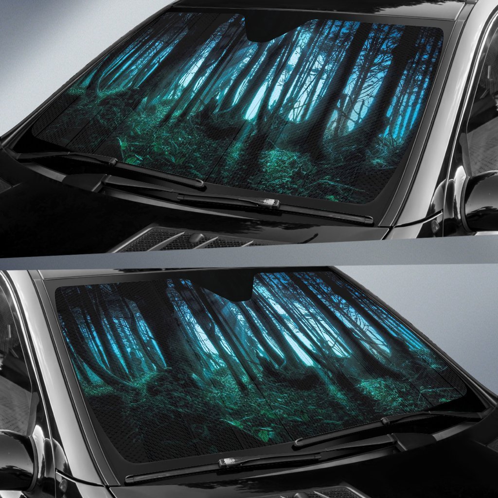 Halloween Haunted Forrest Sun Shade Gift Ideas 2022