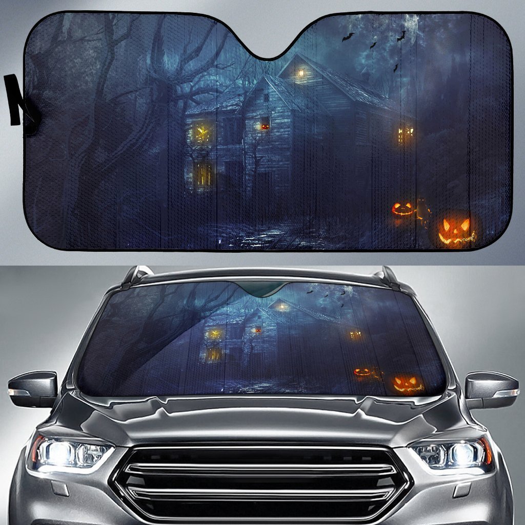 Halloween Haunted House Sun Shade Gift Ideas 2022